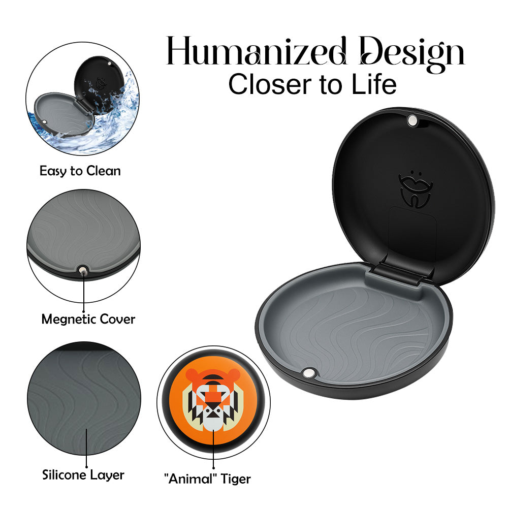 Captain Slim Aligner Case "Animal" Tiger With Silicone Layer