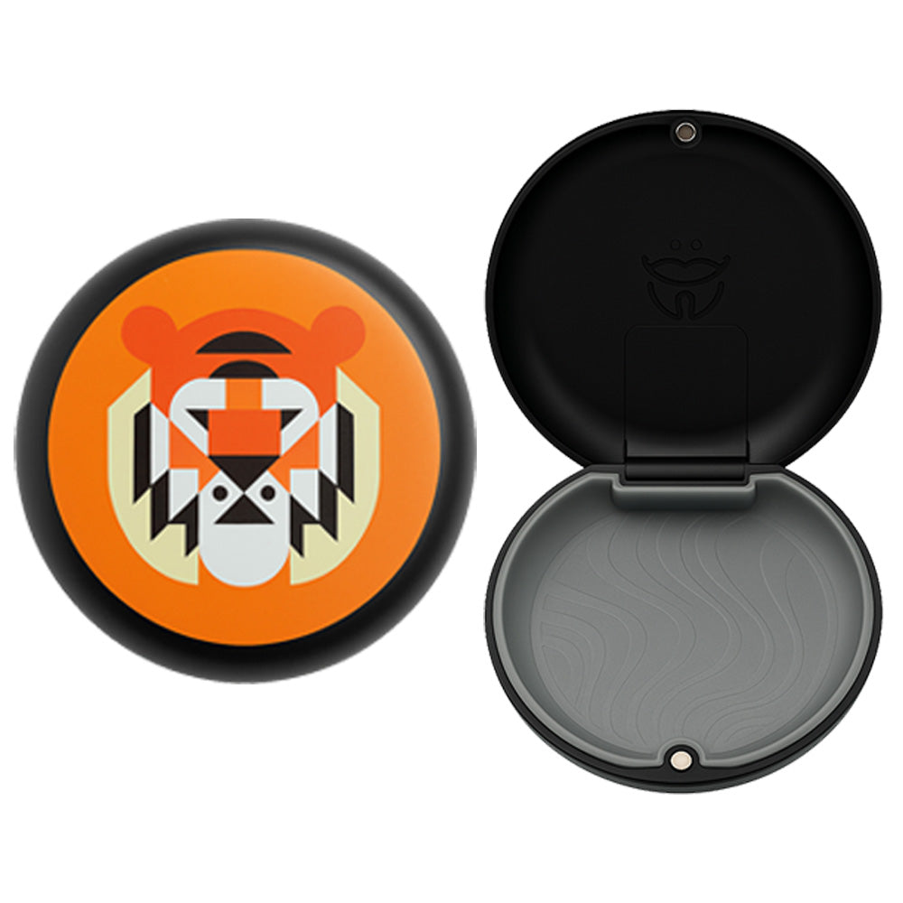 Captain Slim Aligner Case "Animal" Tiger With Silicone Layer