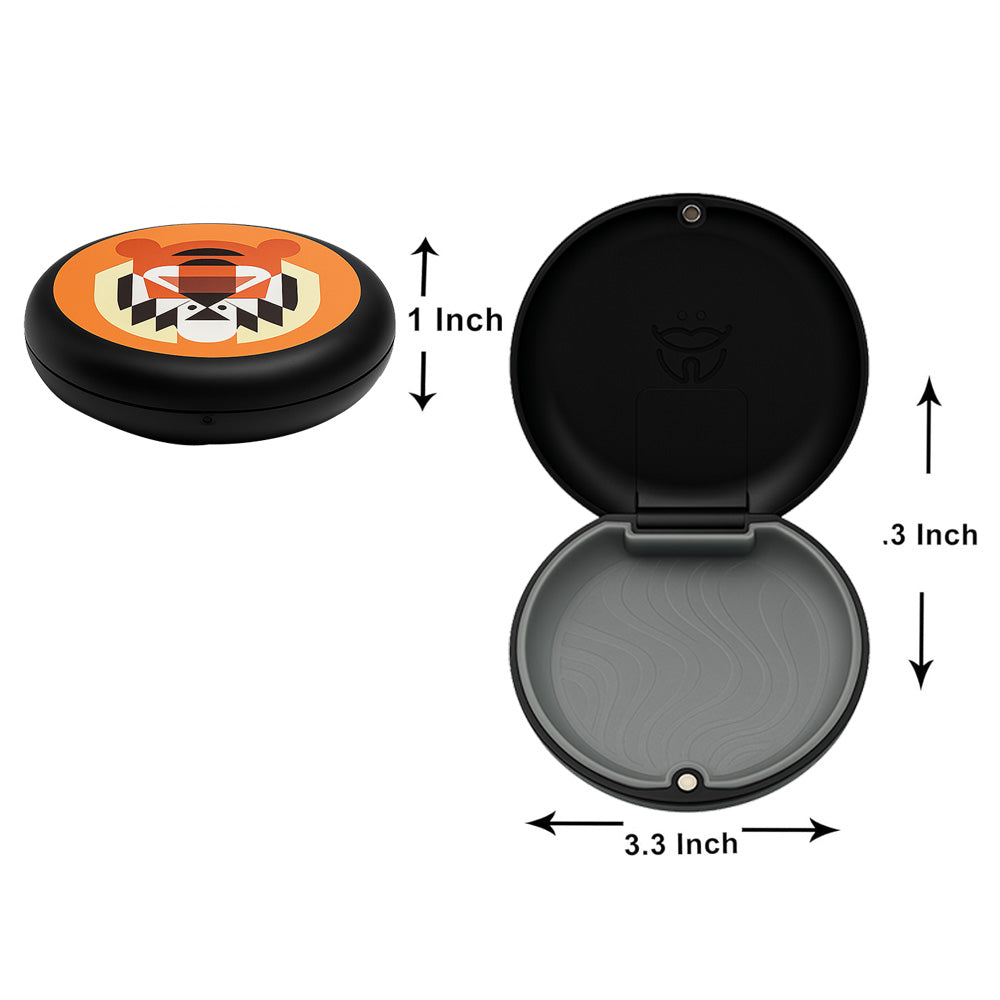 Captain Slim Aligner Case "Animal" Tiger With Silicone Layer