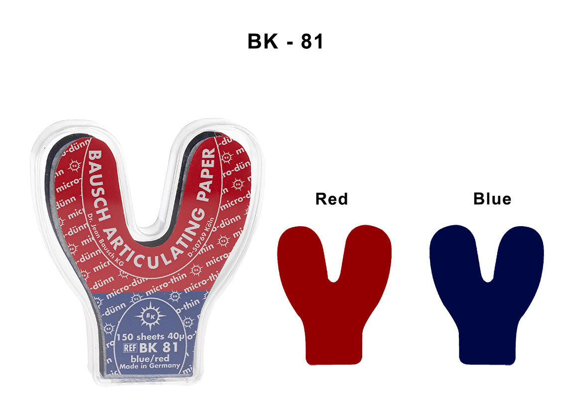 Bausch Arti-Check Articulating Papers – Double-Sided Micro Thin 40µ