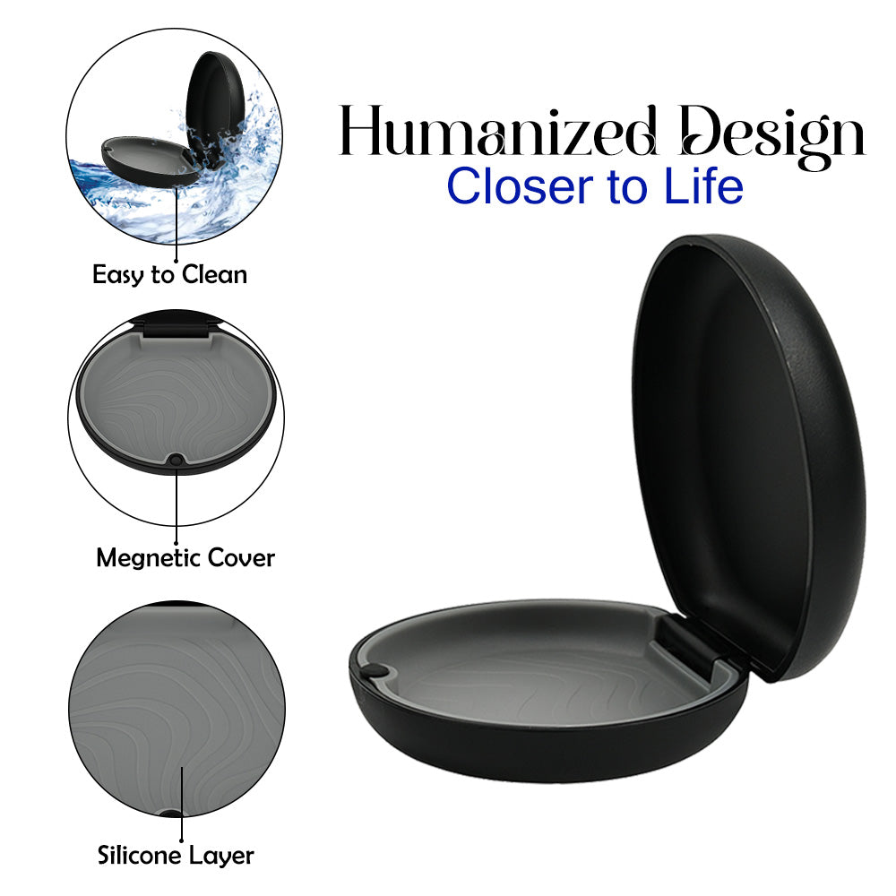 Captain Slim Aligner Case Black With Silicone Layer