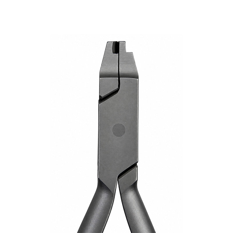 CAT Instruments CAT Hook Crimping Curved Plier for utility and specialty tasks, showing its ergonomic design and crimping jaws.