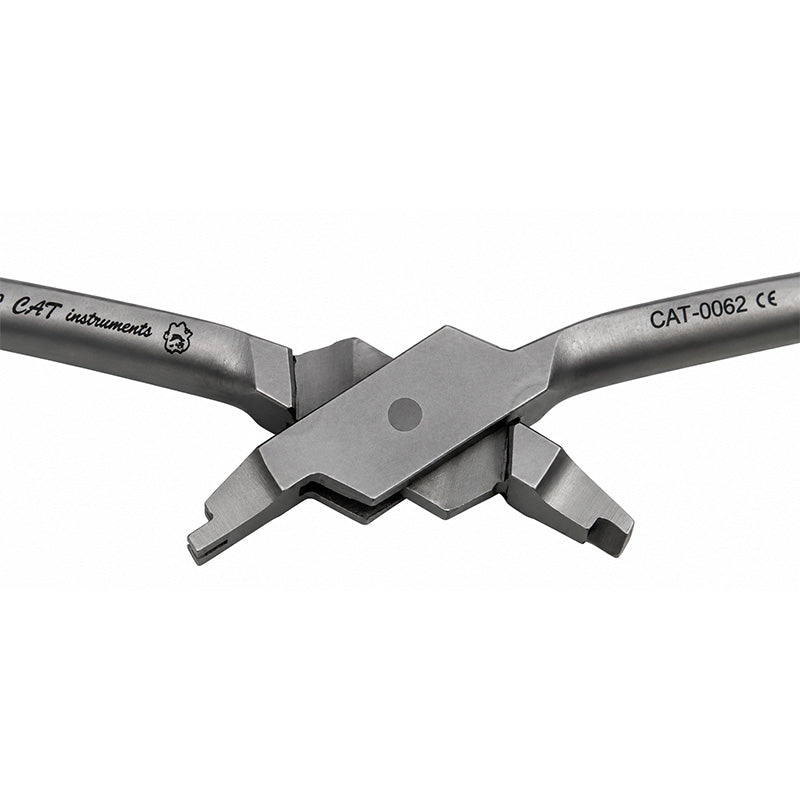 CAT Instruments CAT Hook Crimping Curved Plier for utility and specialty wire crimping, with ergonomic curved design.