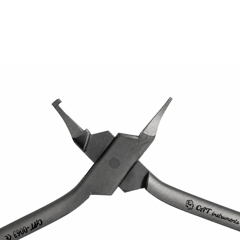 CAT Instruments CAT Rotation Aligner Pliers for clear aligners, precision dental tool for orthodontic adjustments.