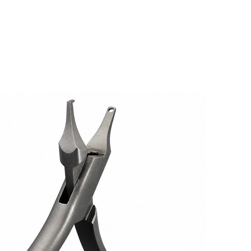 CAT Torque Aligner Pliers for clear aligners, CAT Instruments, showing the precision tool with ergonomic handles and metal tips.