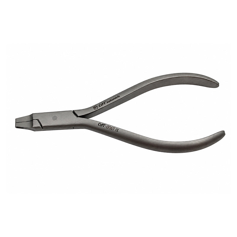 CAT Tear Drop Aligner Pliers for clear aligners by CAT Instruments, showing the precision tool with ergonomic handles.