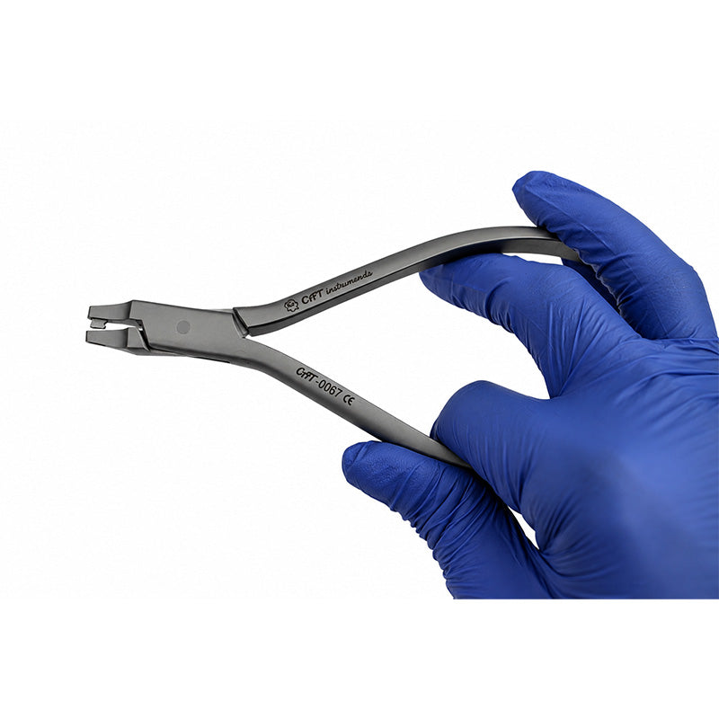 CAT Tear Drop Aligner Pliers for clear aligners by CAT Instruments, shown with precision tips for dental orthodontic adjustments.