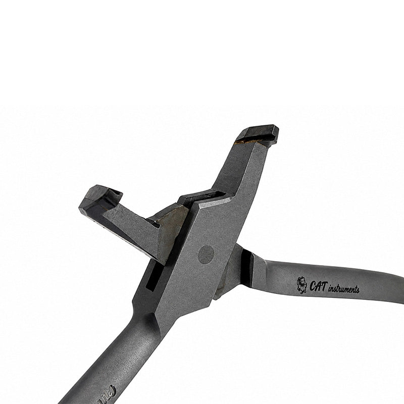 CAT Instruments CAT Distal End Cutter with Safety Hold Slim, precision surgical cutters with ergonomic design and safety features.