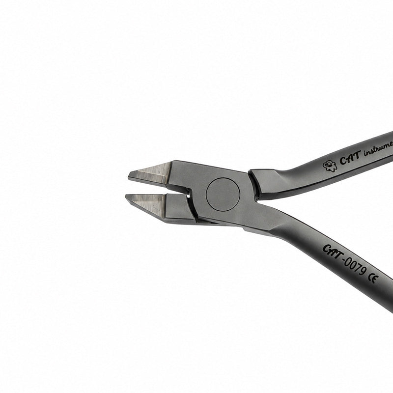CAT Instruments male torquing plier with closed thin beak, used for precision utility and specialty tasks in plumbing and maintenance.