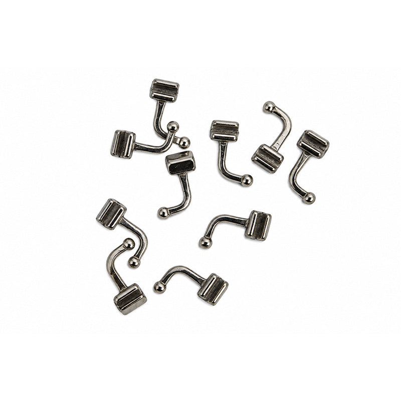 Captain Crimpable Curved Ball Hook & Stop