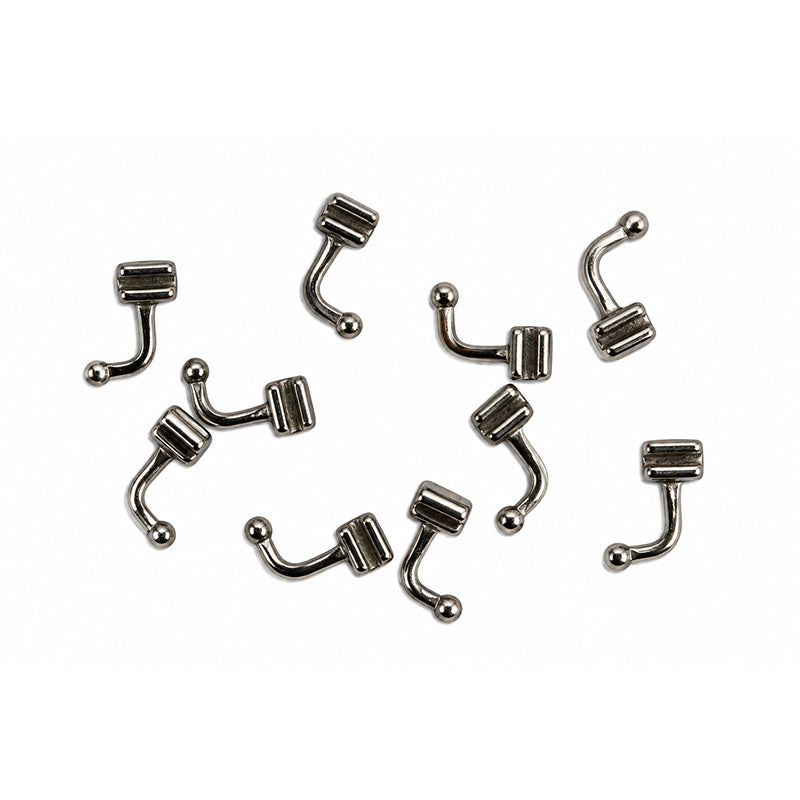 Captain Crimpable Curved Ball Hook & Stop