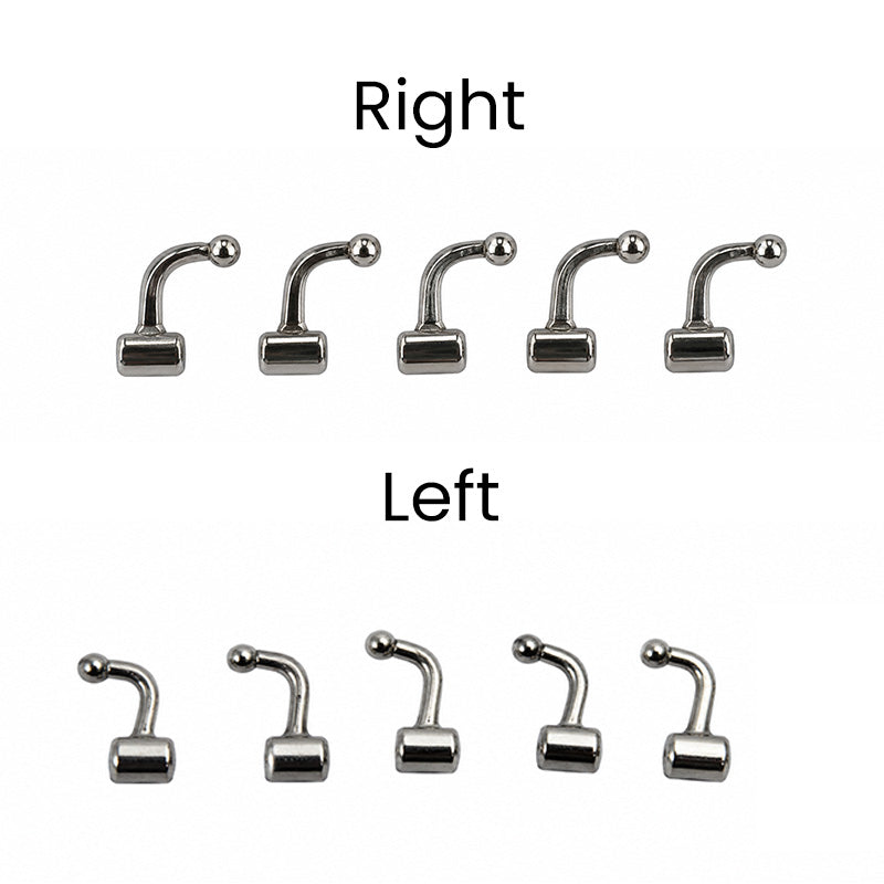 Captain Crimpable Curved Ball Hook & Stop