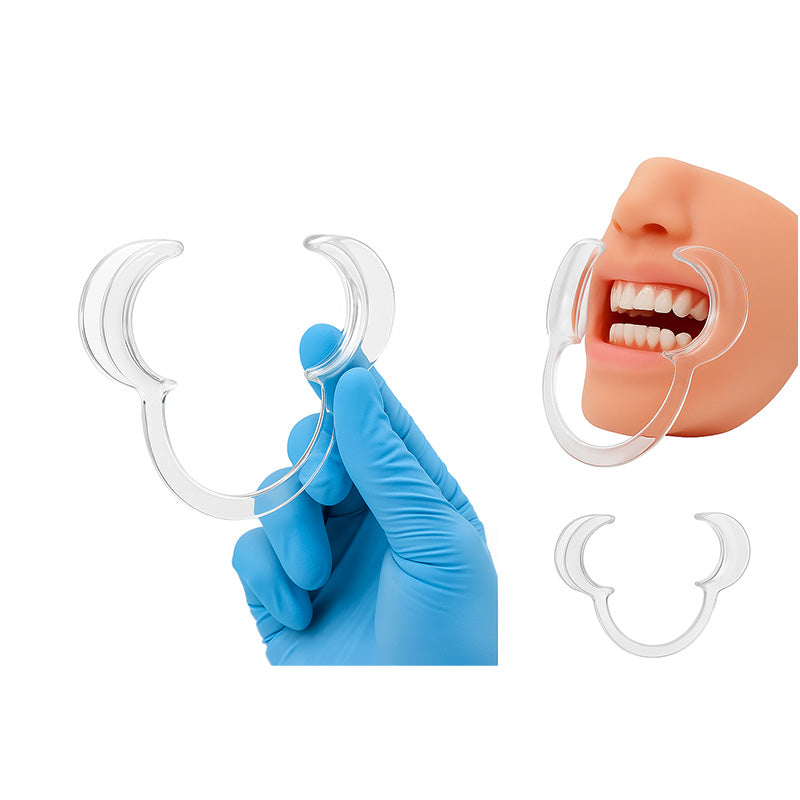 Captain Eco Cheek / Lip Retractor C-Shape Mouth Opener Small Clear