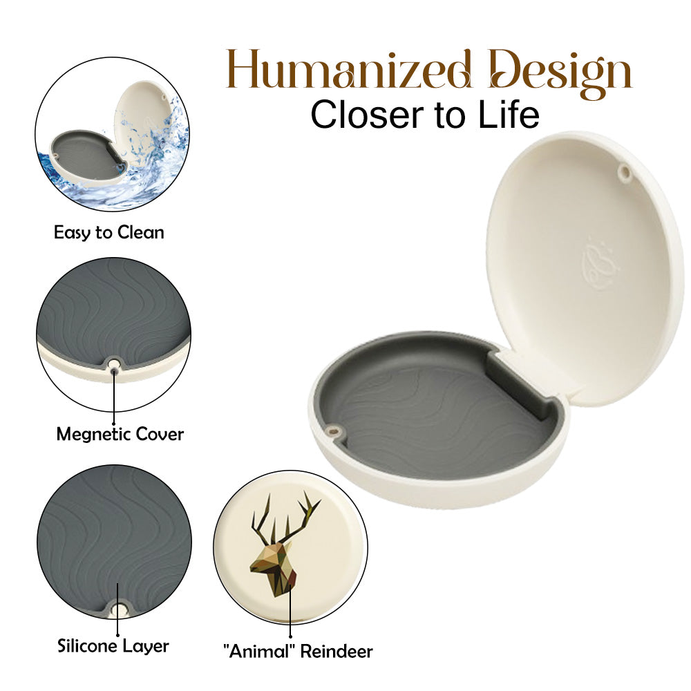 Captain Slim Aligner Case "Animal" Reindeer With Silicone Layer