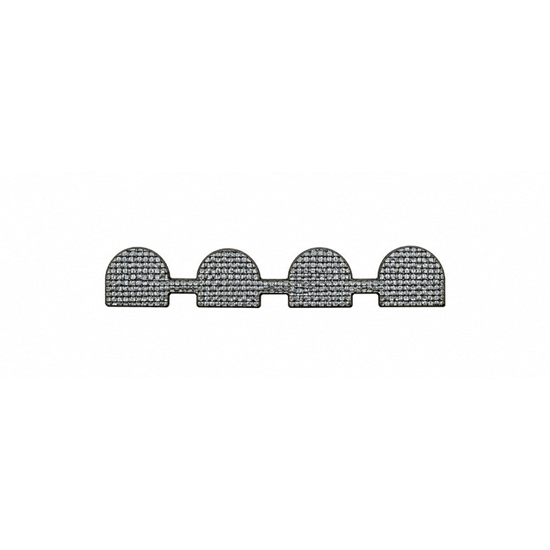 Leone Direct Bonding Lingual Retainer showing a clear, custom-fit dental wire attached to lower teeth for orthodontic retention.