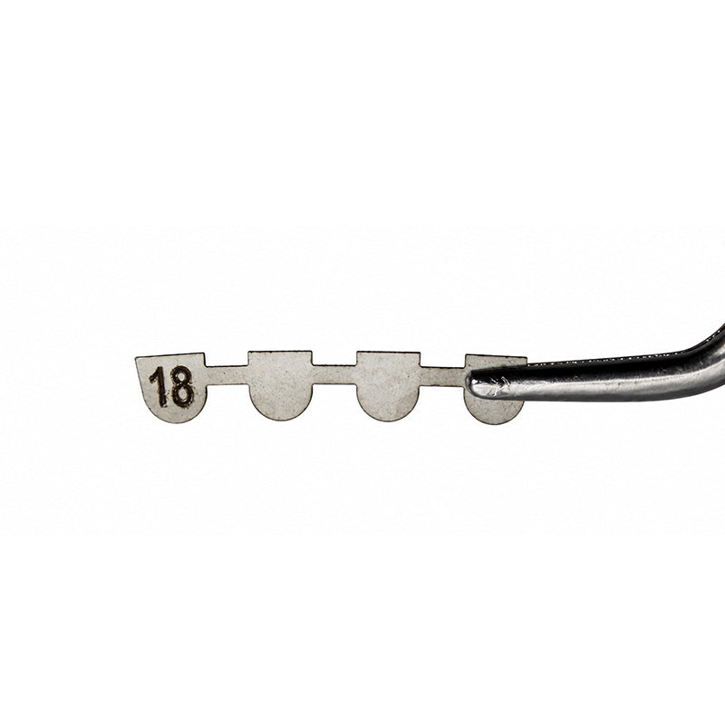 Leone Direct Bonding Lingual Retainer attached to lower front teeth, showing clear, custom-fit dental wire for orthodontic support.