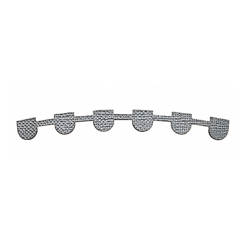 Leone Direct Bonding Lingual Retainer showing a clear, custom-fit dental wire bonded to lower front teeth for orthodontic support.