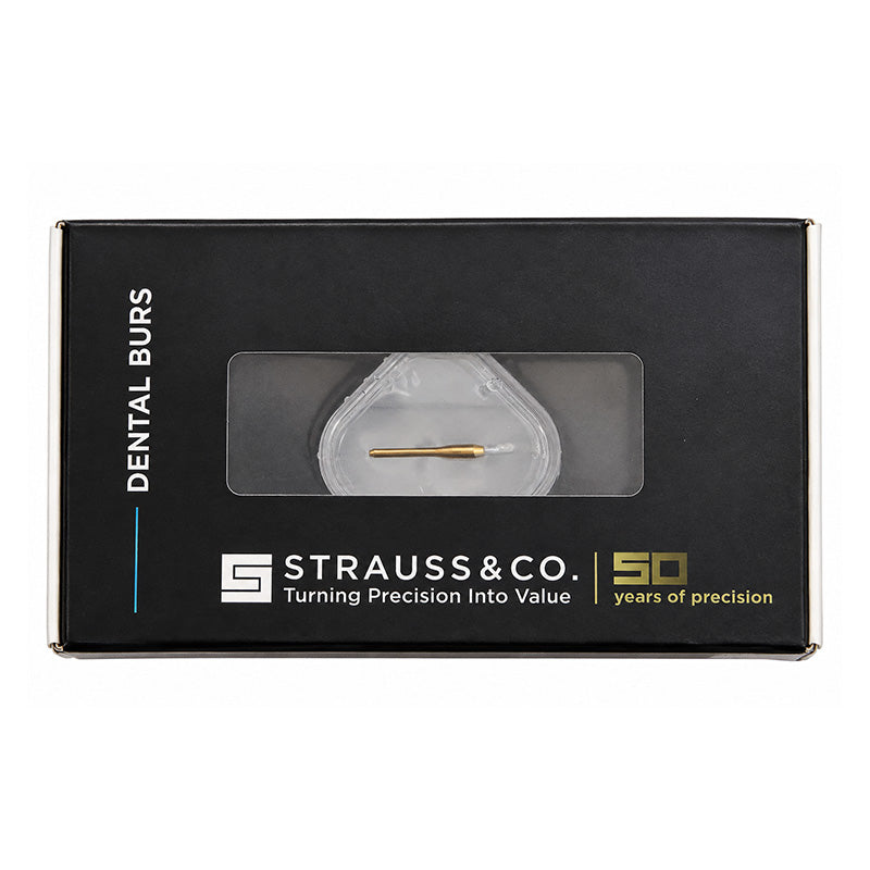 Strauss & Co Soft Tissue Trimming Burs in a pack of one, designed for precise dental tissue trimming and shaping.