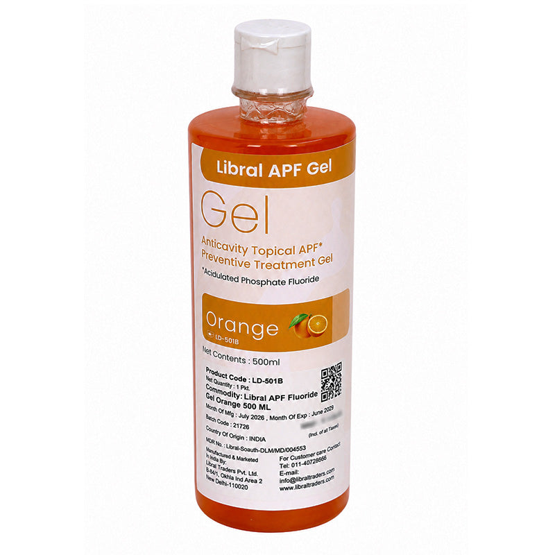 Libral APF Fluoride Gel 1.23% for Caries Prevention