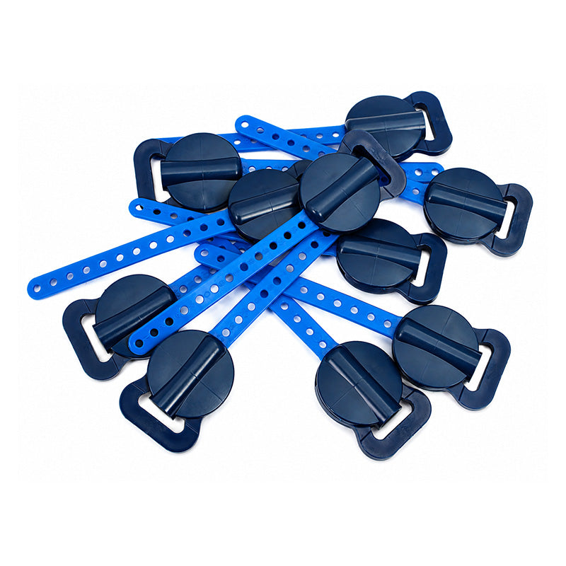 Leone Safety Release Modules for headgear and accessories, shown in close-up detail on a white background.