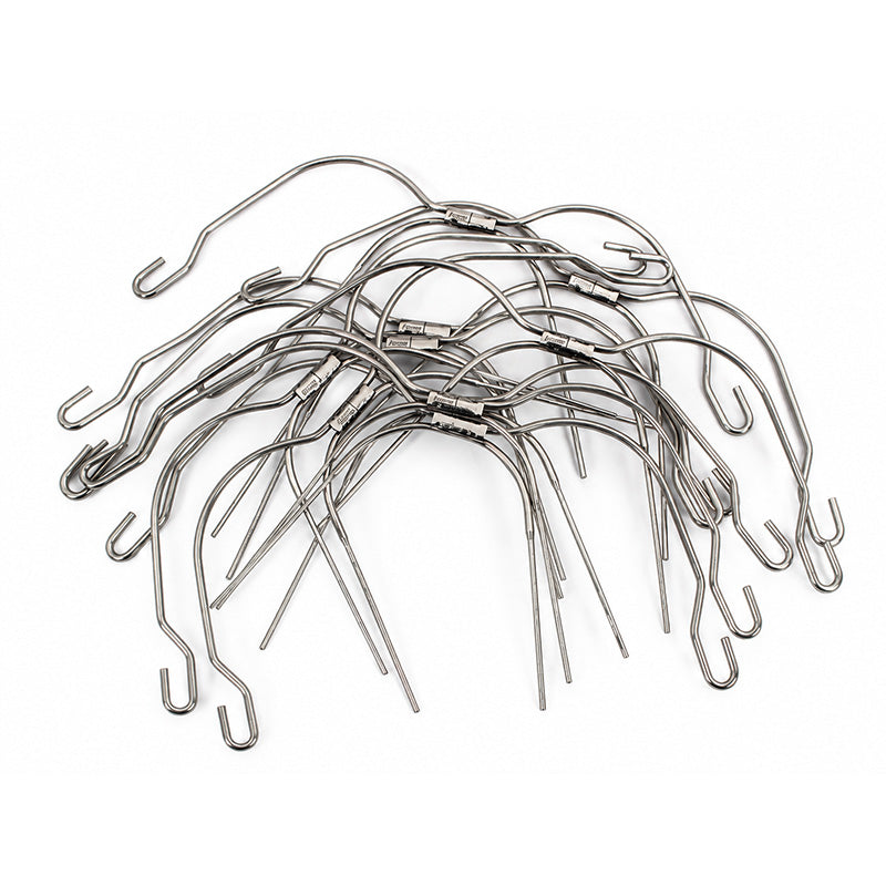 Leone facebow standard headgear accessory by Leone s.p.a, showing adjustable straps and attachment points for orthodontic use.