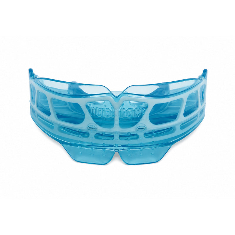 Myobrace K2 trainer appliance for kids by Myofunctional Research Co., showing the orthodontic device used for early dental correction.