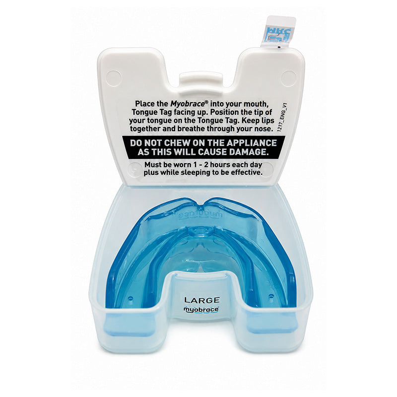 MRC Myobrace for Teens trainer appliance by Myofunctional Research Co. designed for orthodontic correction and oral health.