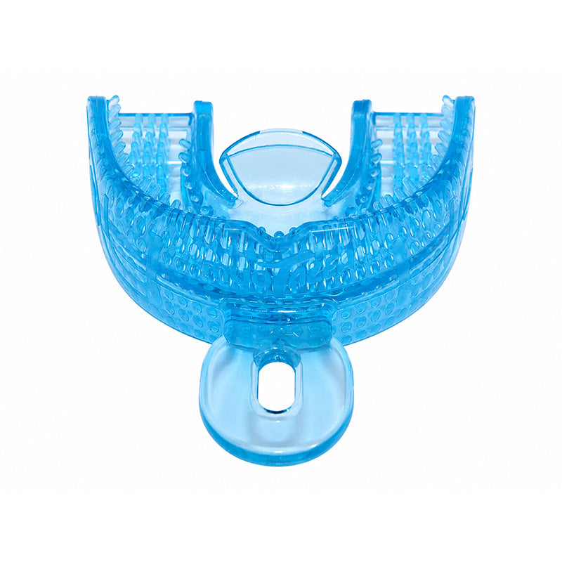 Blue MRC Myotalea Myochew trainer appliance by Myofunctional Research Co. designed for jaw and bite support.