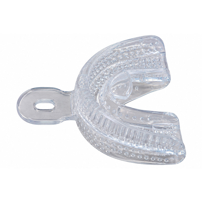 Clear MRC Myotalea Myochew trainer appliance from Myofunctional Research Co. designed for orthodontic support and jaw alignment.