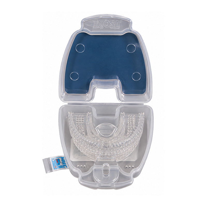 Clear MRC Myotalea Myochew trainer appliance from Myofunctional Research Co. designed for jaw and bite support.