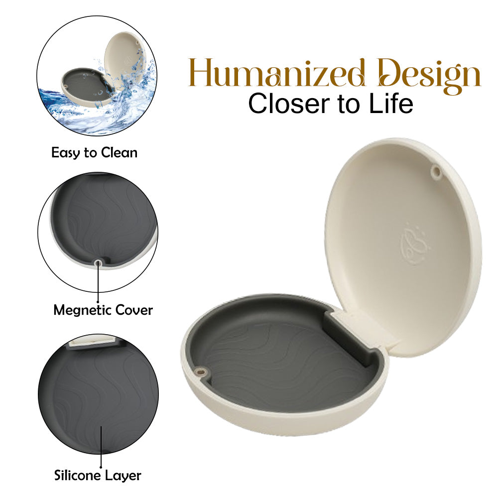 Captain Slim Aligner Case Off White With Silicone Layer