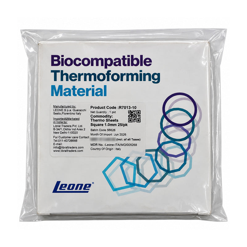 Leone s.p.a thermoplastic hard sheets, square and round shapes, shown in the R7013-10-1 image.