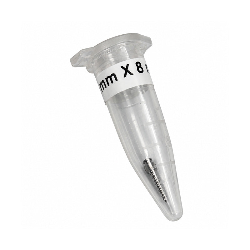 Rabbit Force RF Anchorage Mini Screw, small metal screw for secure fastening, shown in close-up on a white background.