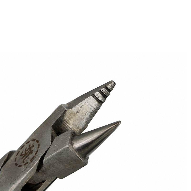 Shree Orthodontics light wire and bird beak plier with grooved short jaws for precise wire bending and adjustments.