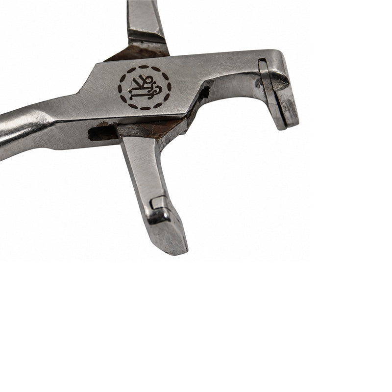 Shree Orthodontics distal end cutter with safety hold, stainless steel dental instrument for precise cutting in orthodontic procedures