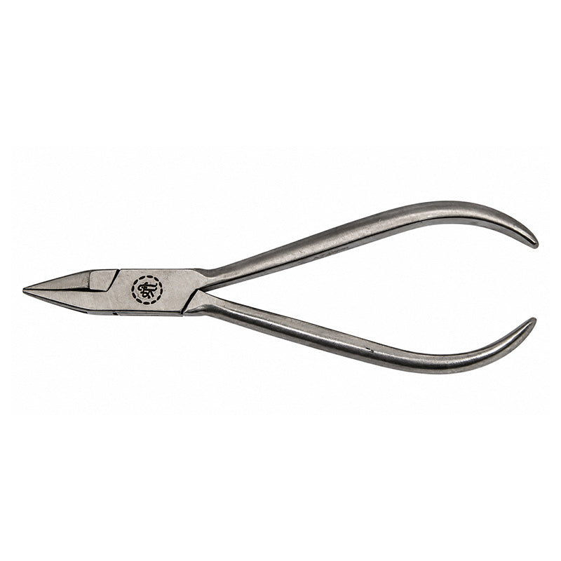Shree Three Beak Plier for orthodontic use, featuring three distinct beak tips, by Shree Orthodontics, on a white background.