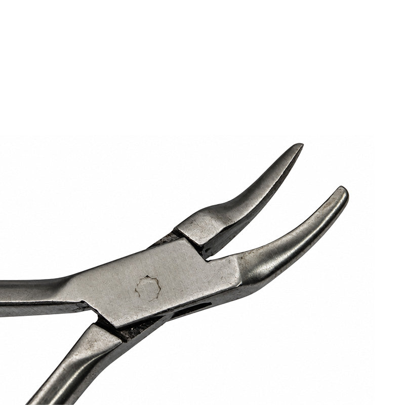 Shree Band Contouring Gorden Style Plier for orthodontic banding, stainless steel orthodontic instrument for precise adjustments.