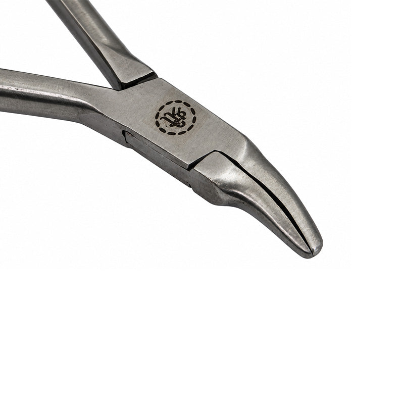 Shree Band Contouring Gorden Style Plier, orthodontic banding tool for precise dental work, with ergonomic handles and metal construction.