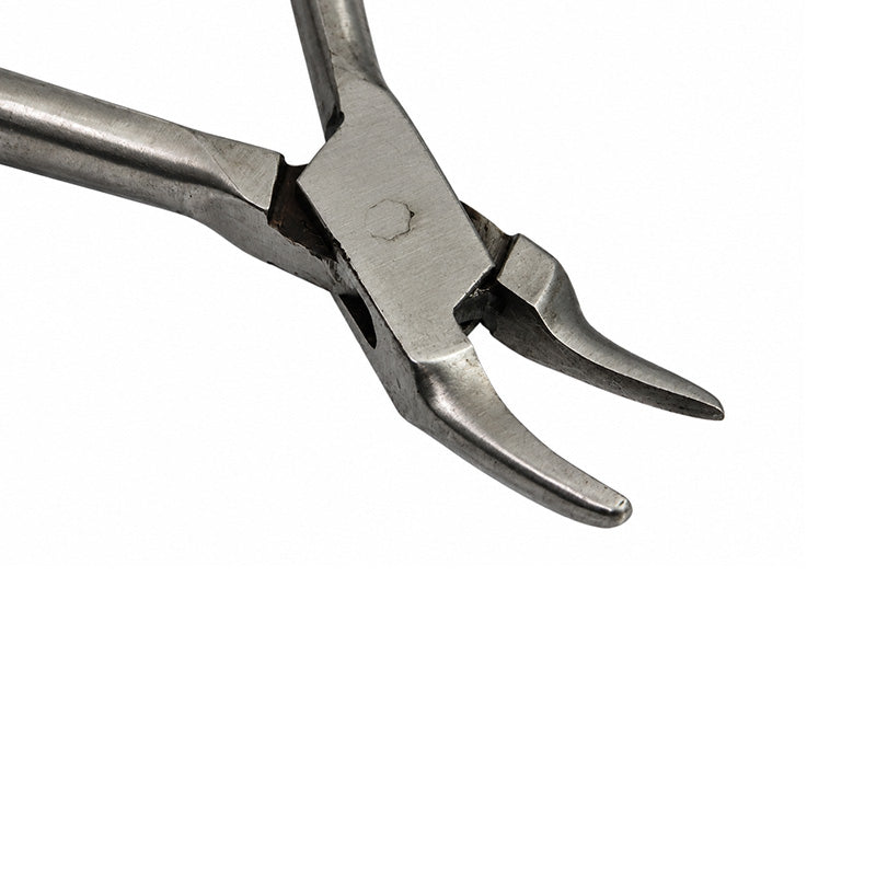 Shree Band Contouring Gorden Style Plier used for orthodontic banding procedures, featuring a slim, ergonomic design for precise adjustments.