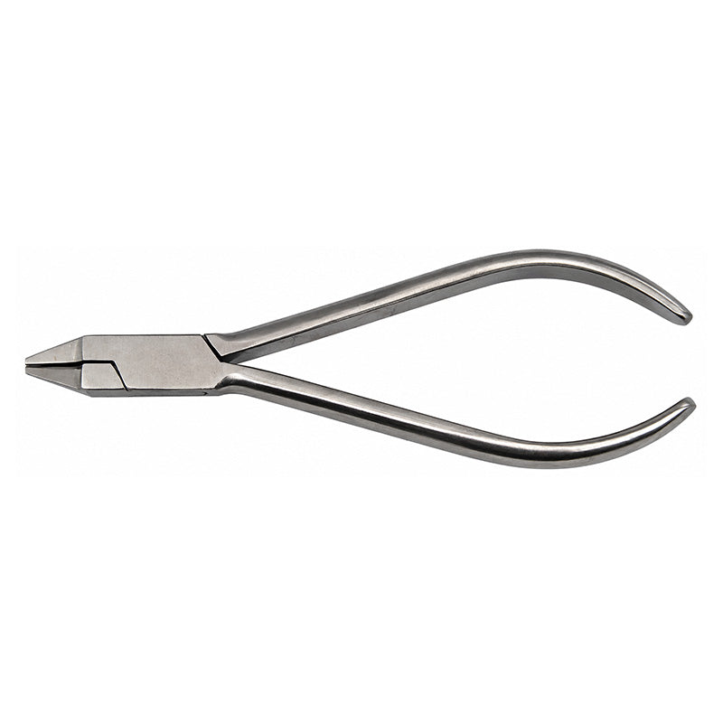 Shree Crimpable Hook Plier for orthodontic utility and specialty use, with ergonomic handles and precision tips.
