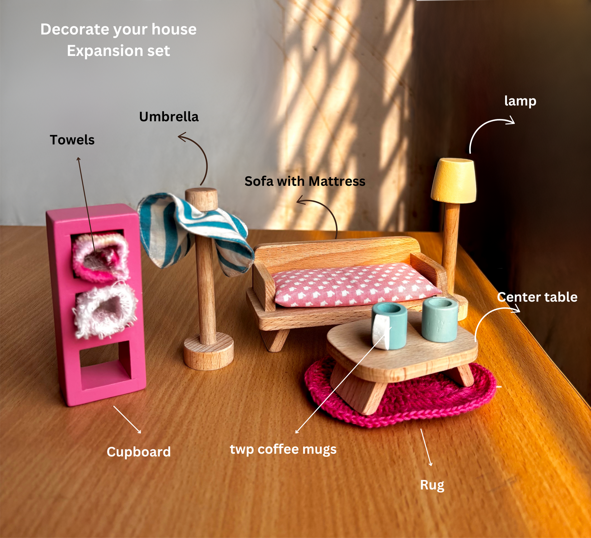 Pop’s Pool Side Villa - Mini doll house - Libral Traders