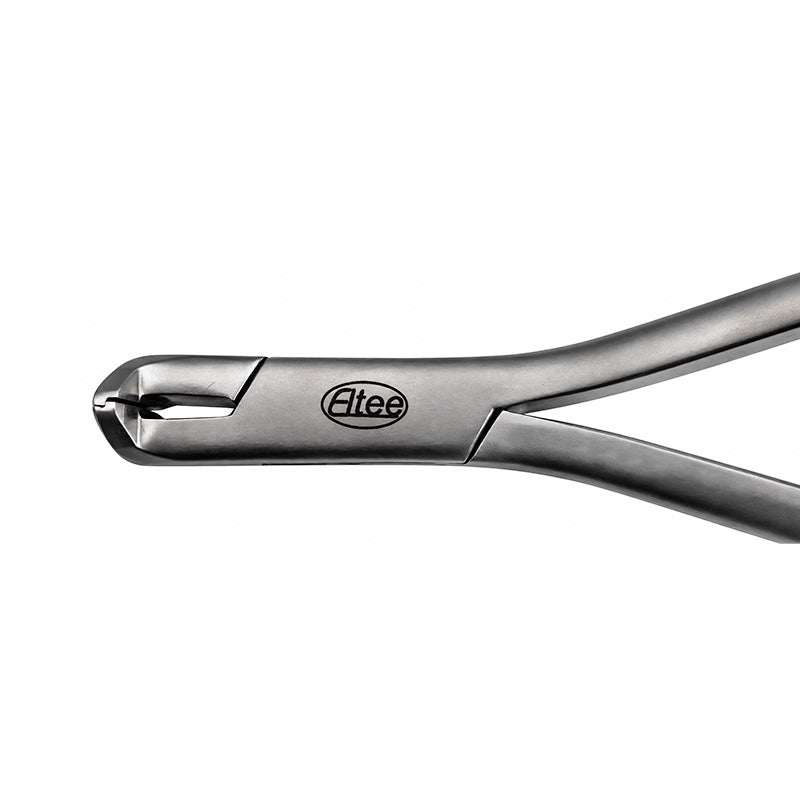 Eltee distal end with long handle for medical or dental instruments, shown with a sleek design and ergonomic grip.