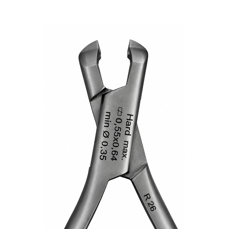Eltee distal end with long handle for medical or dental use, showing a precision tool with ergonomic grip.