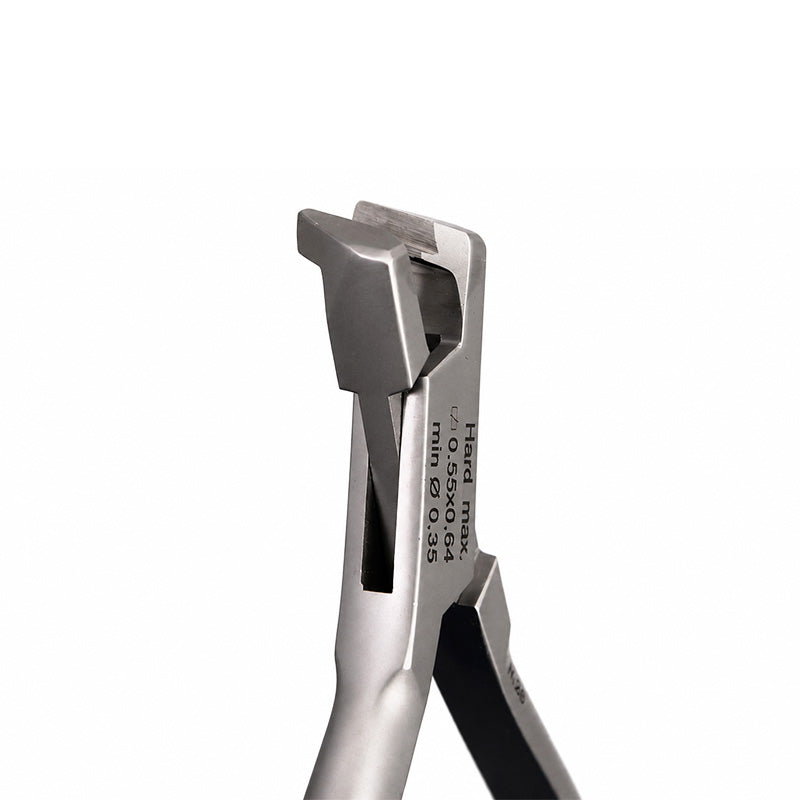 Eltee Distal End Cutter with ergonomic handles and sharp cutting blades, designed for precise surgical or craft cutting tasks.