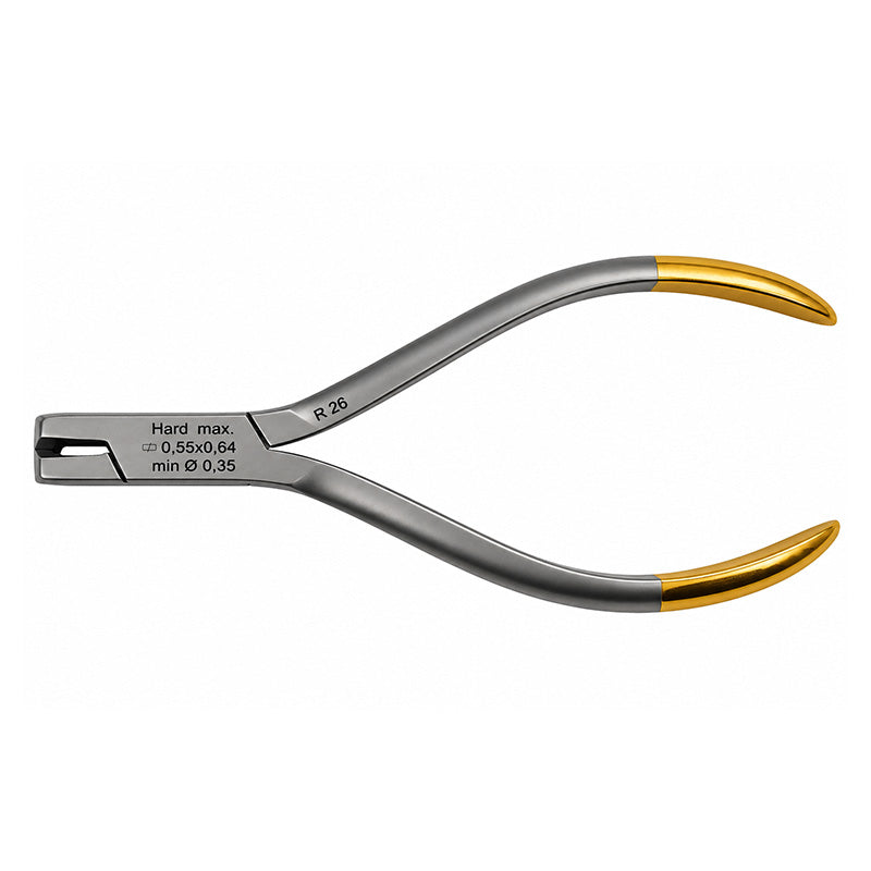 Eltee Distal End Cutter with ergonomic handles and sharp cutting blades, designed for precise wire and cable trimming.