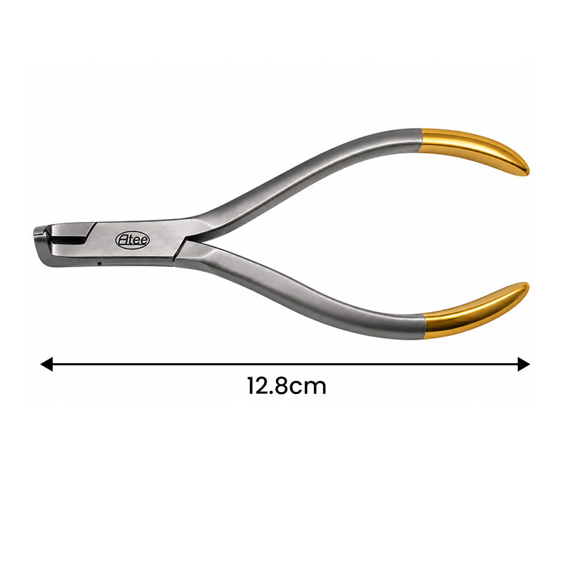Eltee Distal End Cutter with ergonomic handles and sharp cutting blades for precise cable and wire trimming.