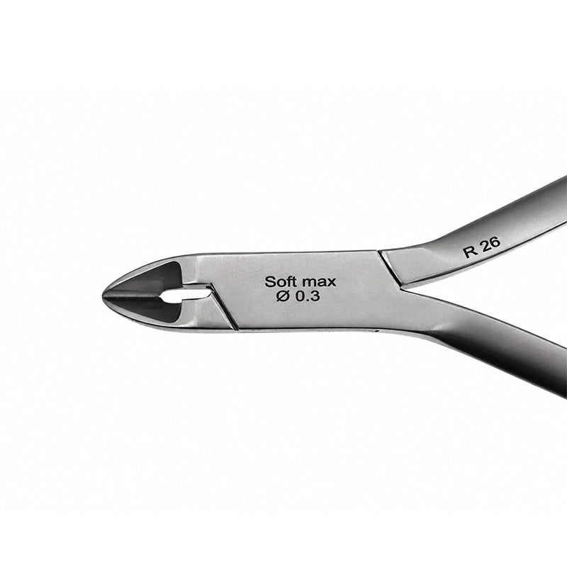 Eltee Ligature Cutter with stainless steel blades and ergonomic handles for precise medical or dental wire cutting.