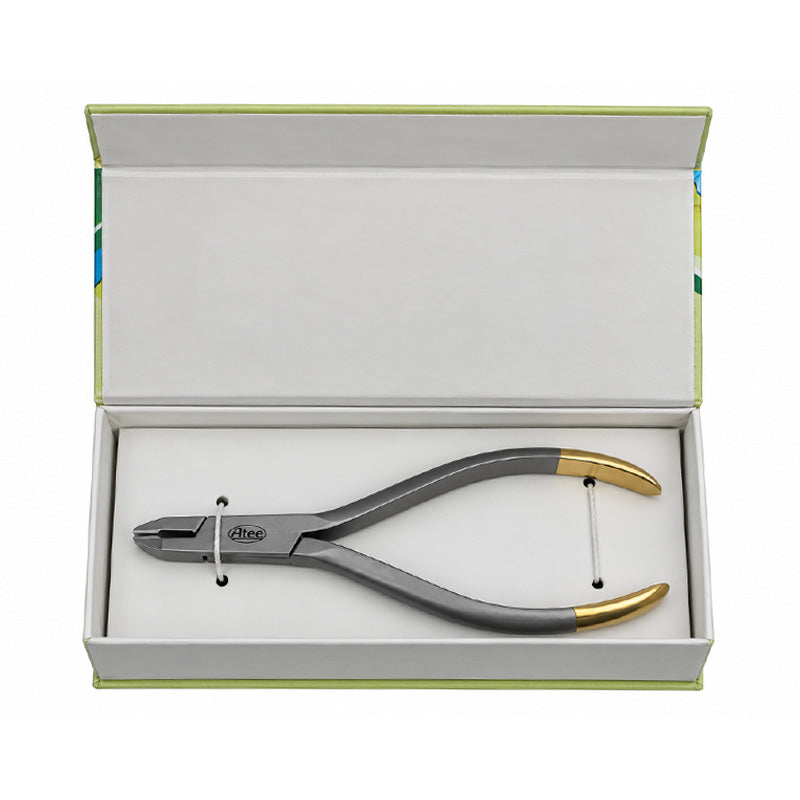 Eltee Ligature Cutter WC-007L-3, a specialized surgical tool with a sharp blade and ergonomic handle for precise cutting.