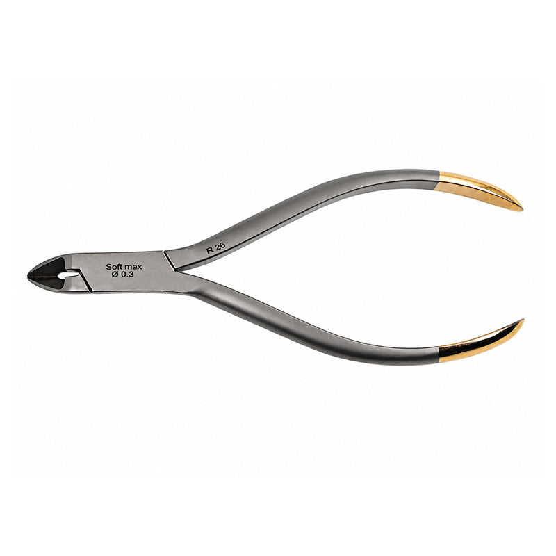 Eltee Ligature Cutter with stainless steel blades and ergonomic handle for precise cutting of ligatures in medical procedures.