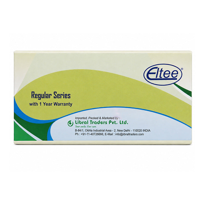 Eltee small ligature cutter showing stainless steel blades and ergonomic handle for medical or dental use.
